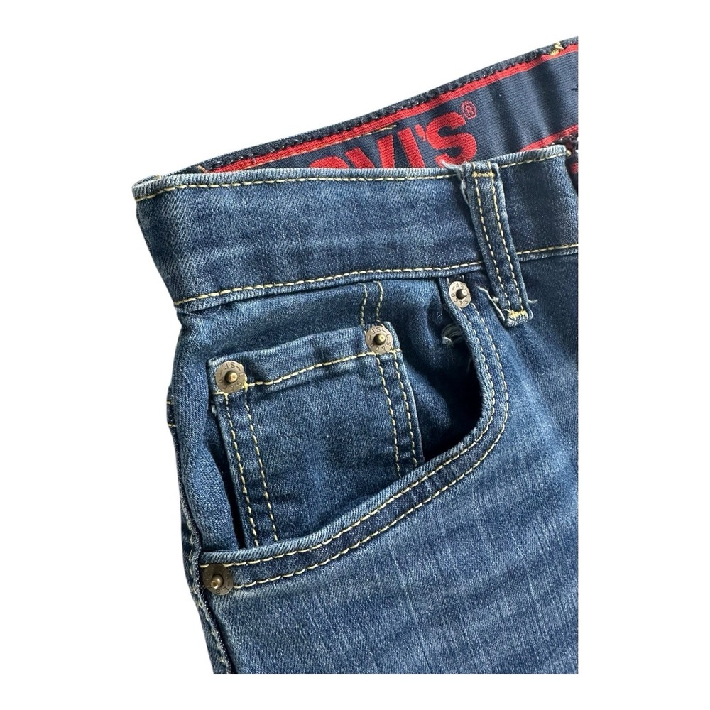 Levi's 514 Vintage Women's‎ Blue Skinny  Mid Rise Jeans Size 14 Regular - Picture 3 of 16